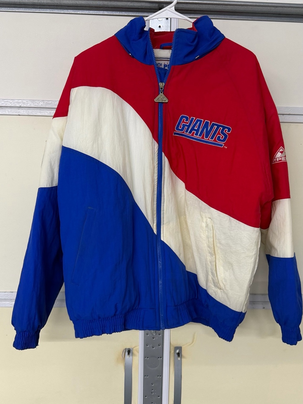 Vintage 90s New York Giants Apex One NFL Pro Line Jacket Men’s M no hood